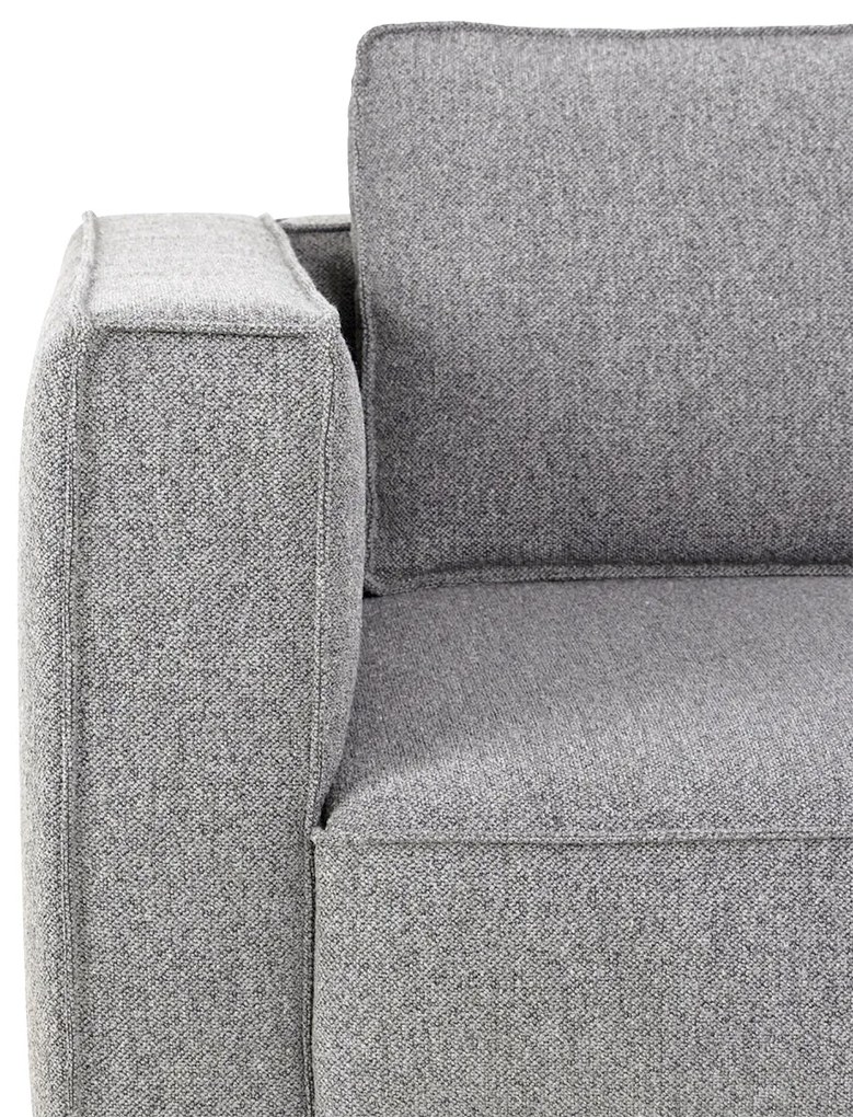 Hoekbank Grijs Boucle Hoek Rechts