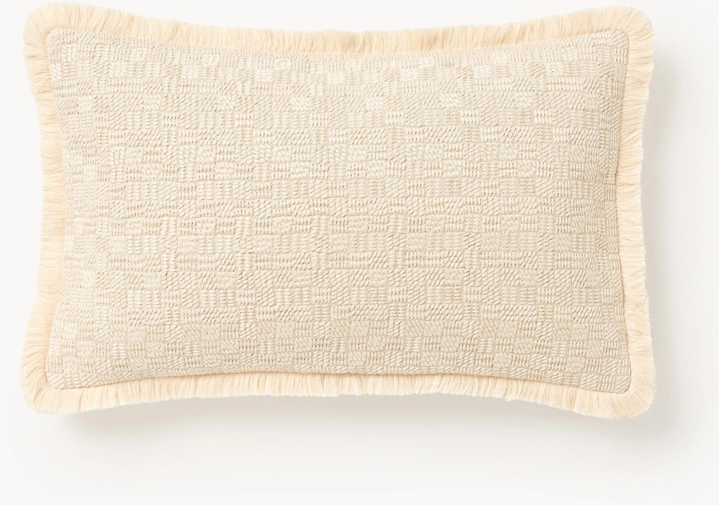 Kussenhoes Kirana met franjes