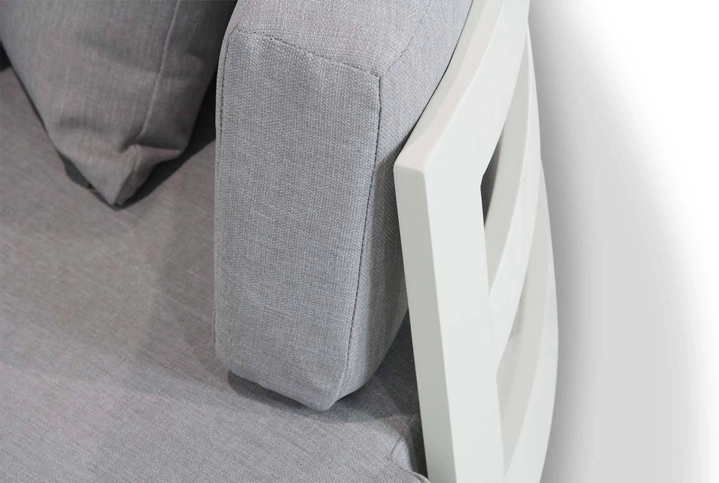 Santika Furniture Santika Lakeview Daybed Wit Aluminium Wit