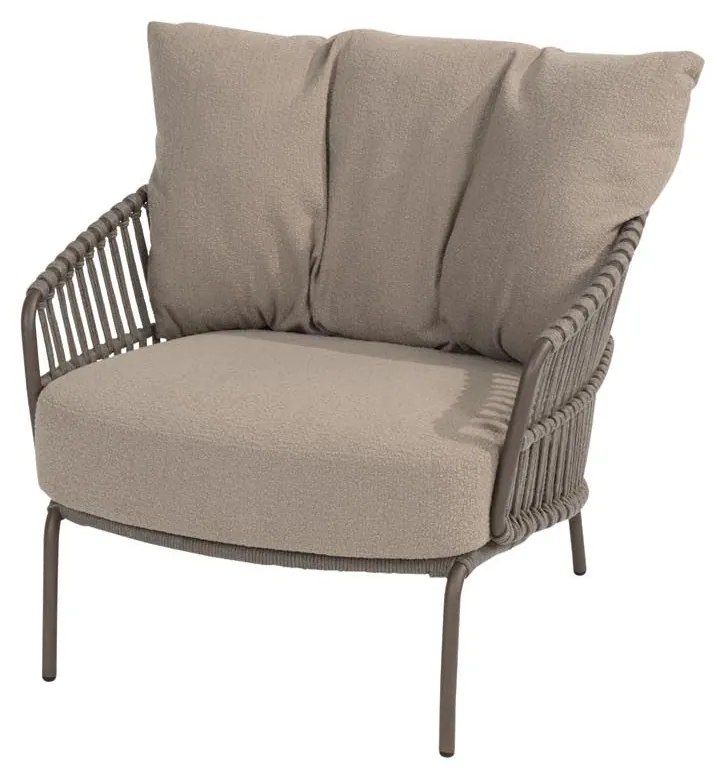 4 Seasons Outdoor Capalbio loungestoel terre SALE Loungestoel   bruin weerbestendig