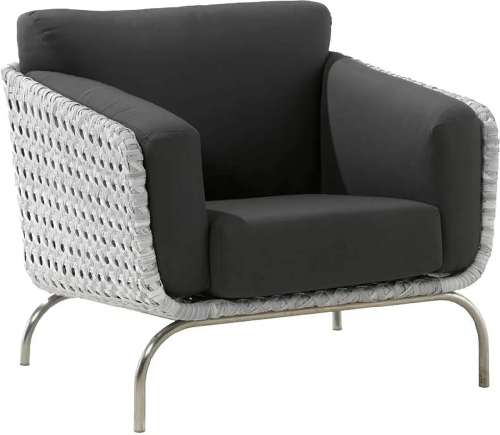 4 Seasons Outdoor Luton living chair with 4 cushions and cover