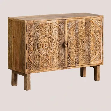 Wiluna Mangohouten Dressoir 105x35 Cm Mangohout - Sklum