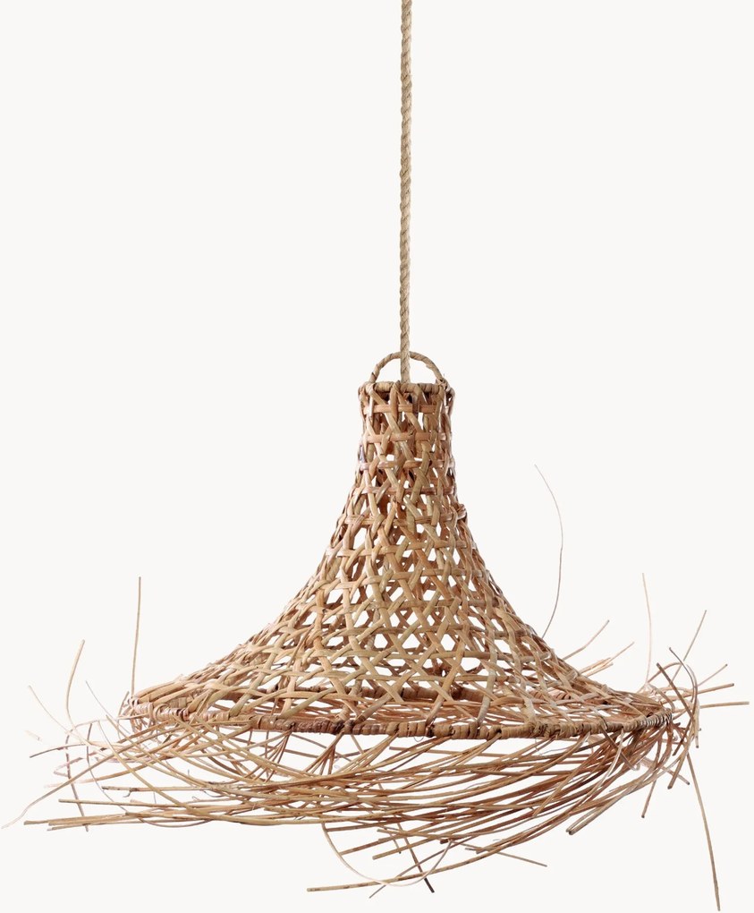 Handgeweven rotan lampenkap Mykonos, in verschillende formaten