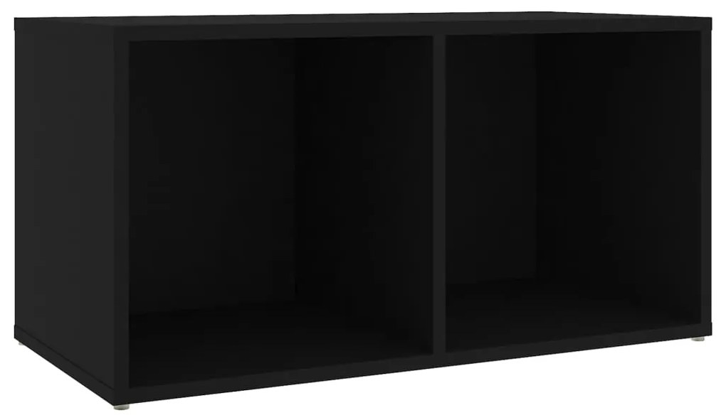 vidaXL Tv-meubel 72x35x36,5 cm spaanplaat zwart