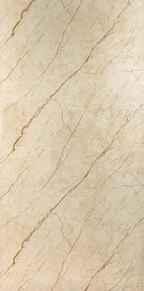 PVC Marmer Wandpaneel Bolzano Beige Glans 260x122x0,3cm