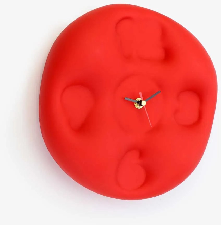Design Klok - Teun Zwets - Bubble Clock Rood