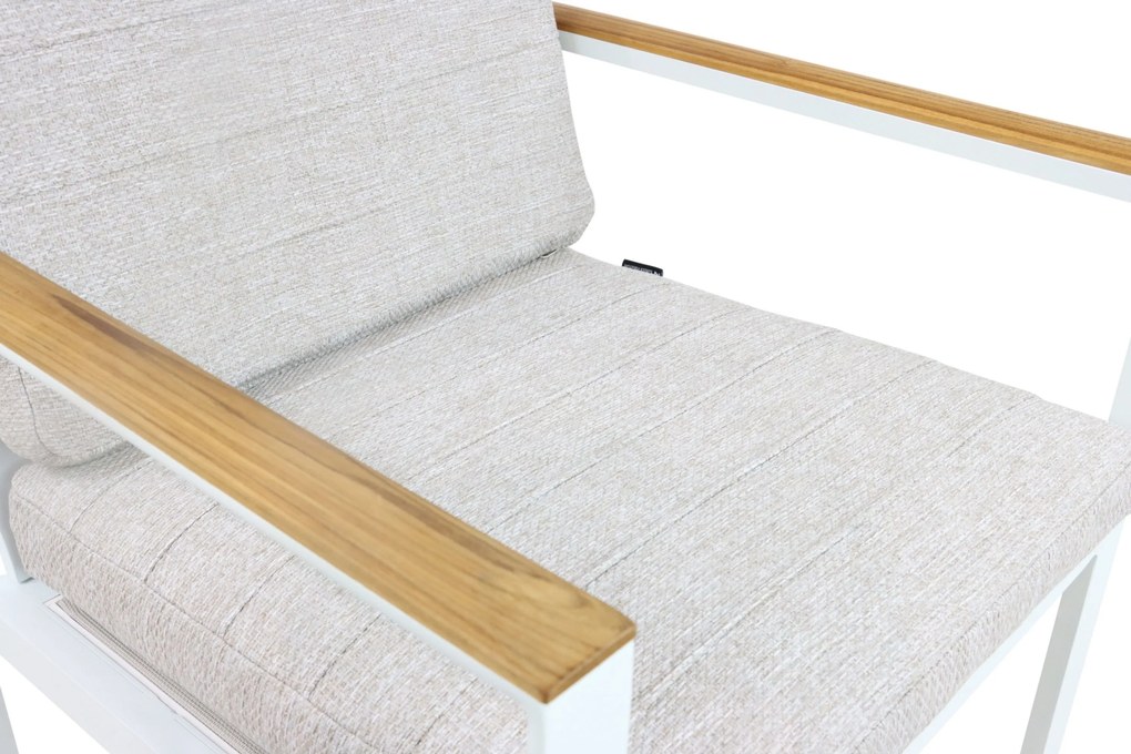 Tuinstoel Aluminium Wit Lifestyle Garden Furniture Faro