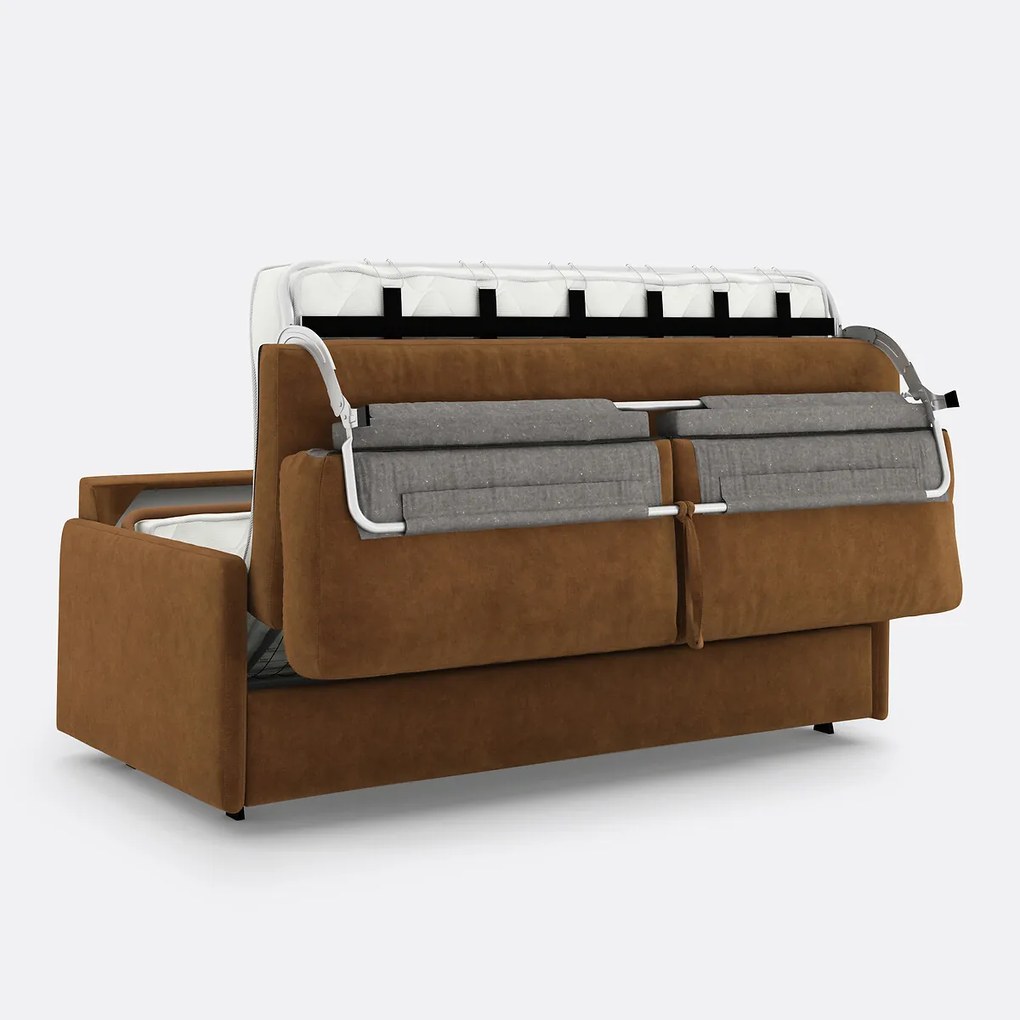 Slaapbank fluweel, Comfort Bultex® Marta