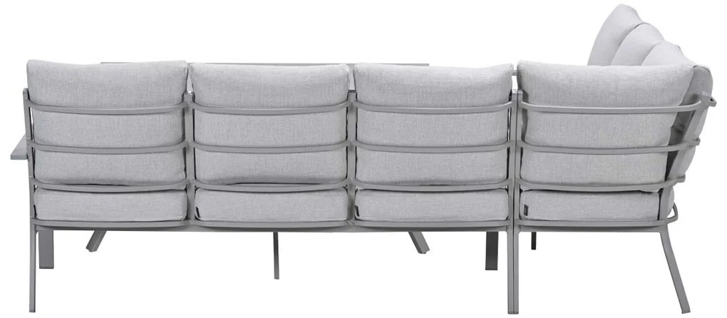 Garden Impressions Senja lounge dining set 3-delig links - valley sand