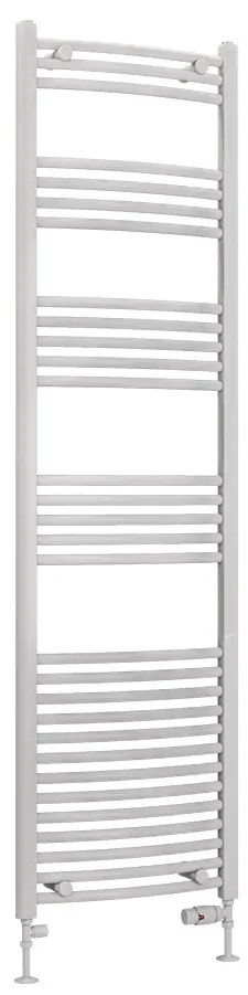 Eastbrook Wendover gebogen handdoekradiator 50x180cm 684W wit glans