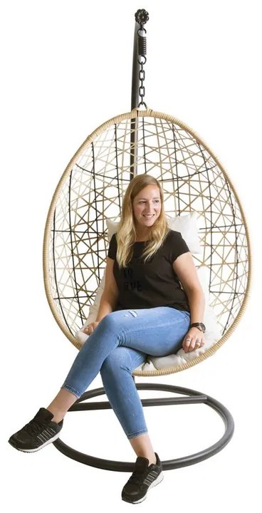 Hangstoel swing naturel
