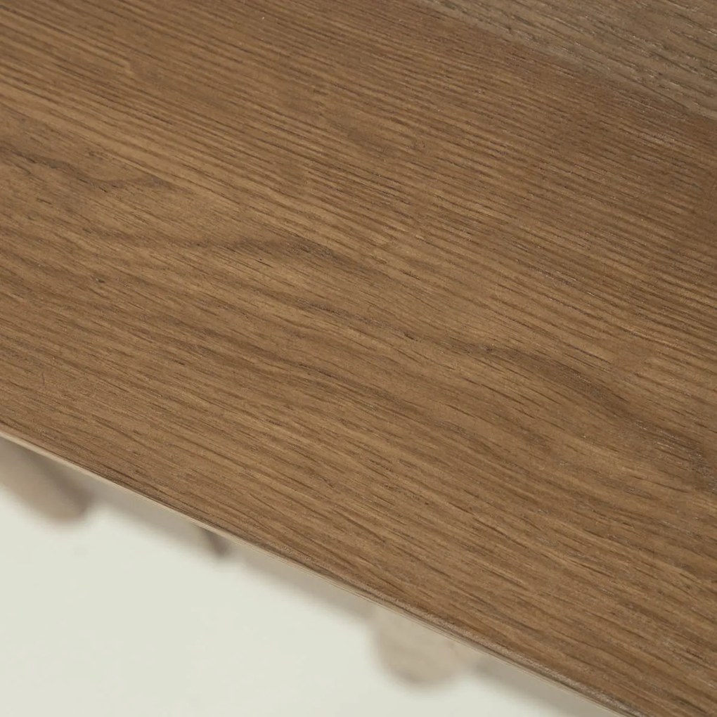 Modern Dressoir Eikenhout Bruin - 183x47x80cm.
