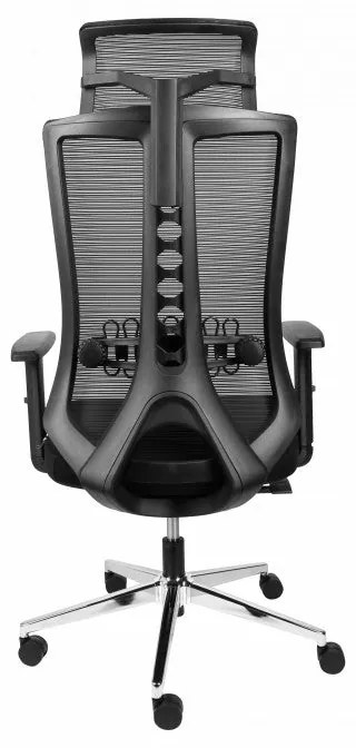 Niceey Ergonomische Bureaustoel - Met Hoofdsteun - Verstelbaar - Zwart