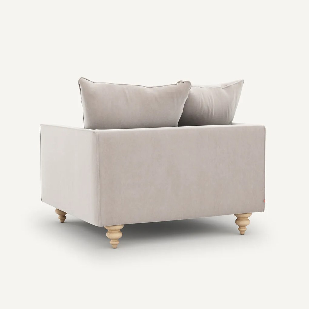 Fauteuil fluweel, Lazare