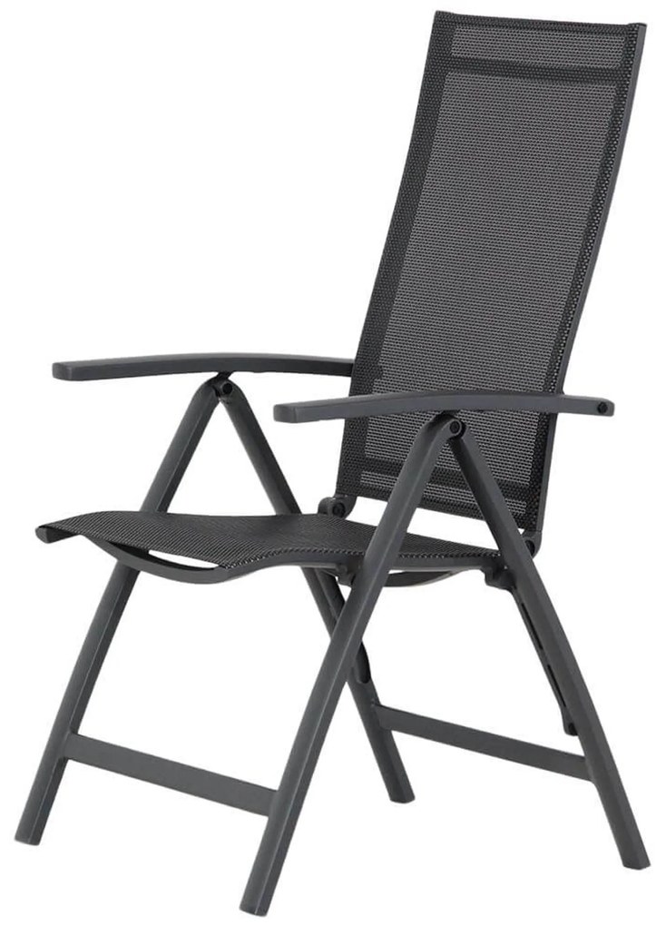 Tuinset 6 personen 217 cm Aluminium/textileen Grijs Presto Donato/Young