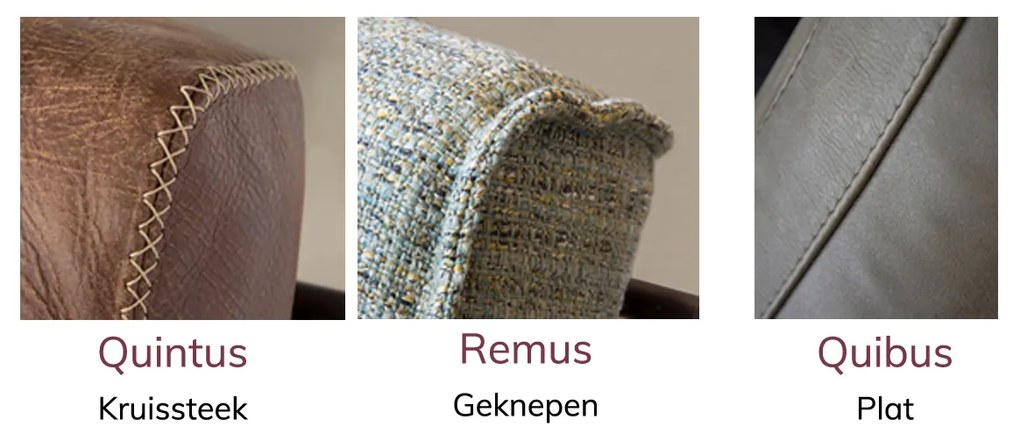 Het Anker Remus/Quintus/Quibus Lederen Fauteuil Industrieel Samenstellen