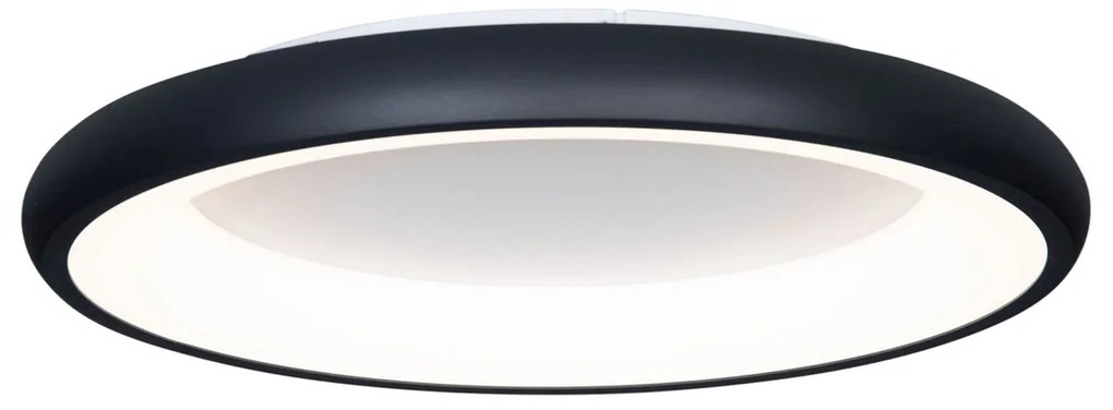 Moderne plafondlamp zwart 60cm incl. LED dimbaar - Cardona rond Binnenverlichting Lamp