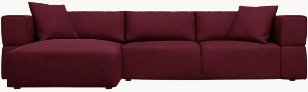 Chenille hoekbank Esther (4-zits), hoekdeel links