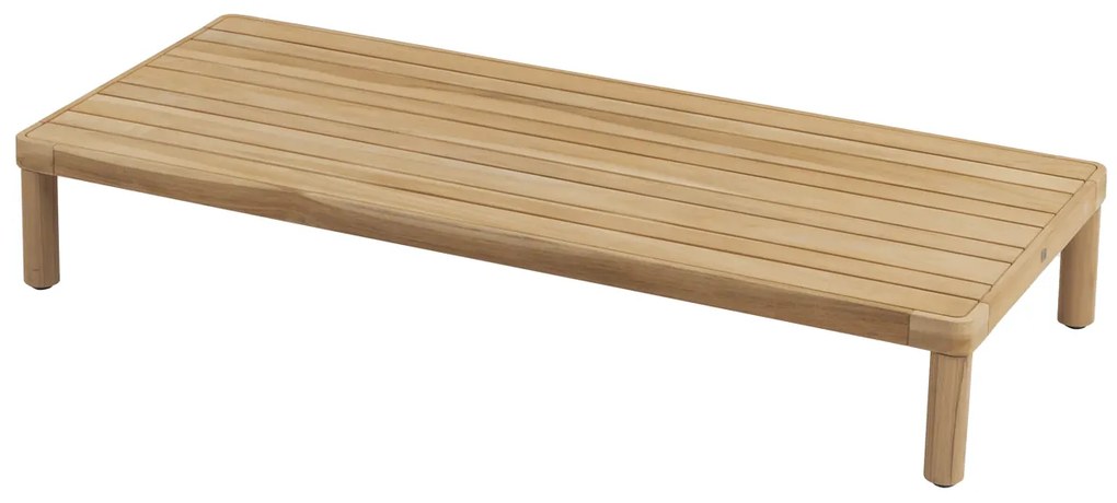 4 Seasons Outdoor Finn loungetafel teak 150 x 65 cm SALE Loungetafel houtkleur weerbestendig