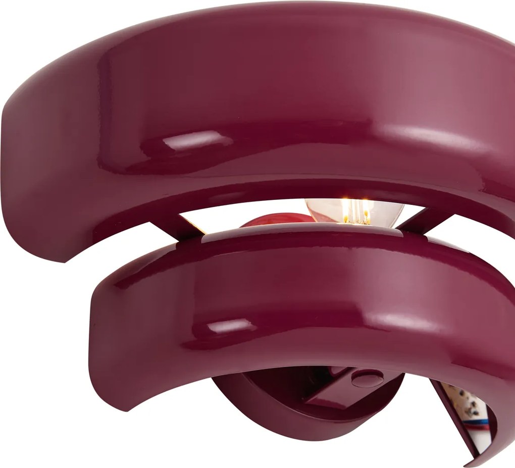 Retro wandlamp plum - Ophelia