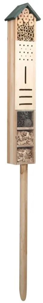 vidaXL Insectenhotel 15x11x150 cm vurenhout