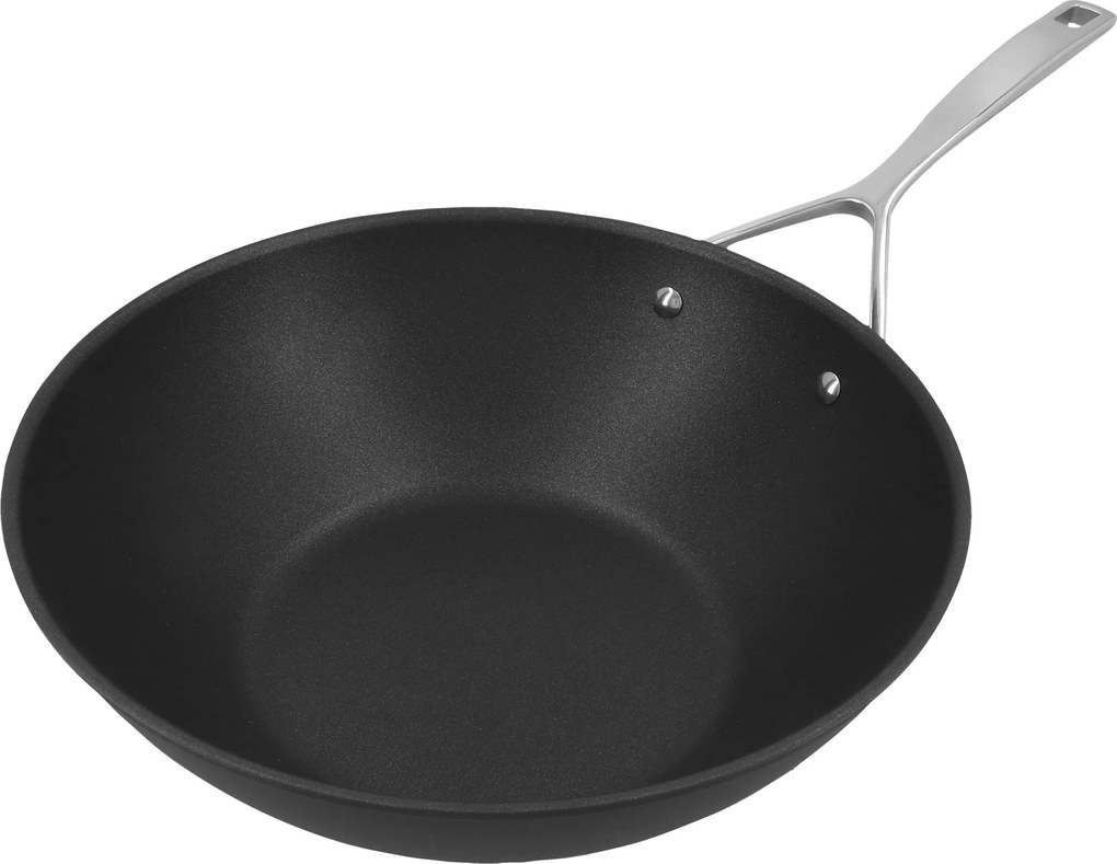 Demeyere Alu Pro 5 Wok vlakke bodem Duraslide Titanium 30 cm - Alu Pro 5 - Demeyere