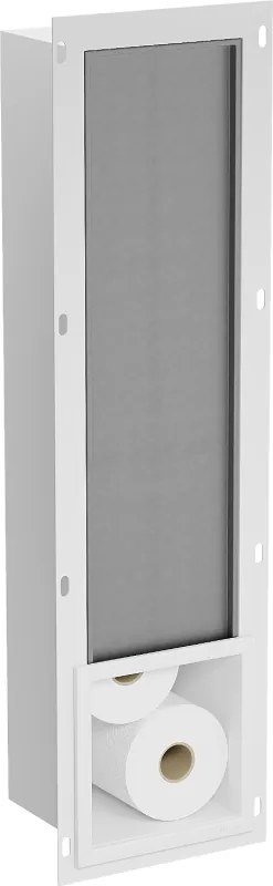 Mexen X-Wall-B toiletrolhouder, wit - 1925