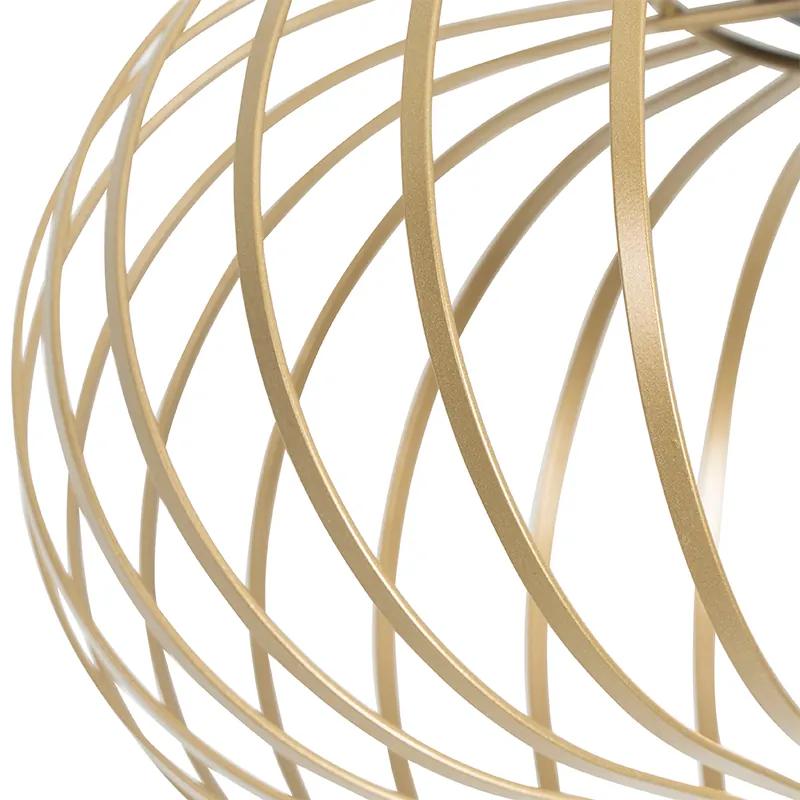 Design plafondlamp goud 39 cm - Johanna Design E27 rond Binnenverlichting Lamp