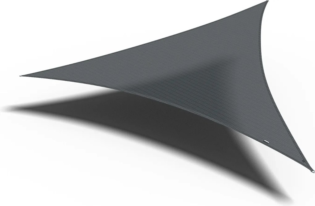 Platinum schaduwdoek Coolfit - driehoek - 500 op 500 op 500 cm - antraciet