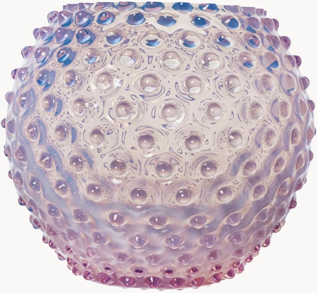 Mondgeblazen vaas Hobnail, H 18 cm