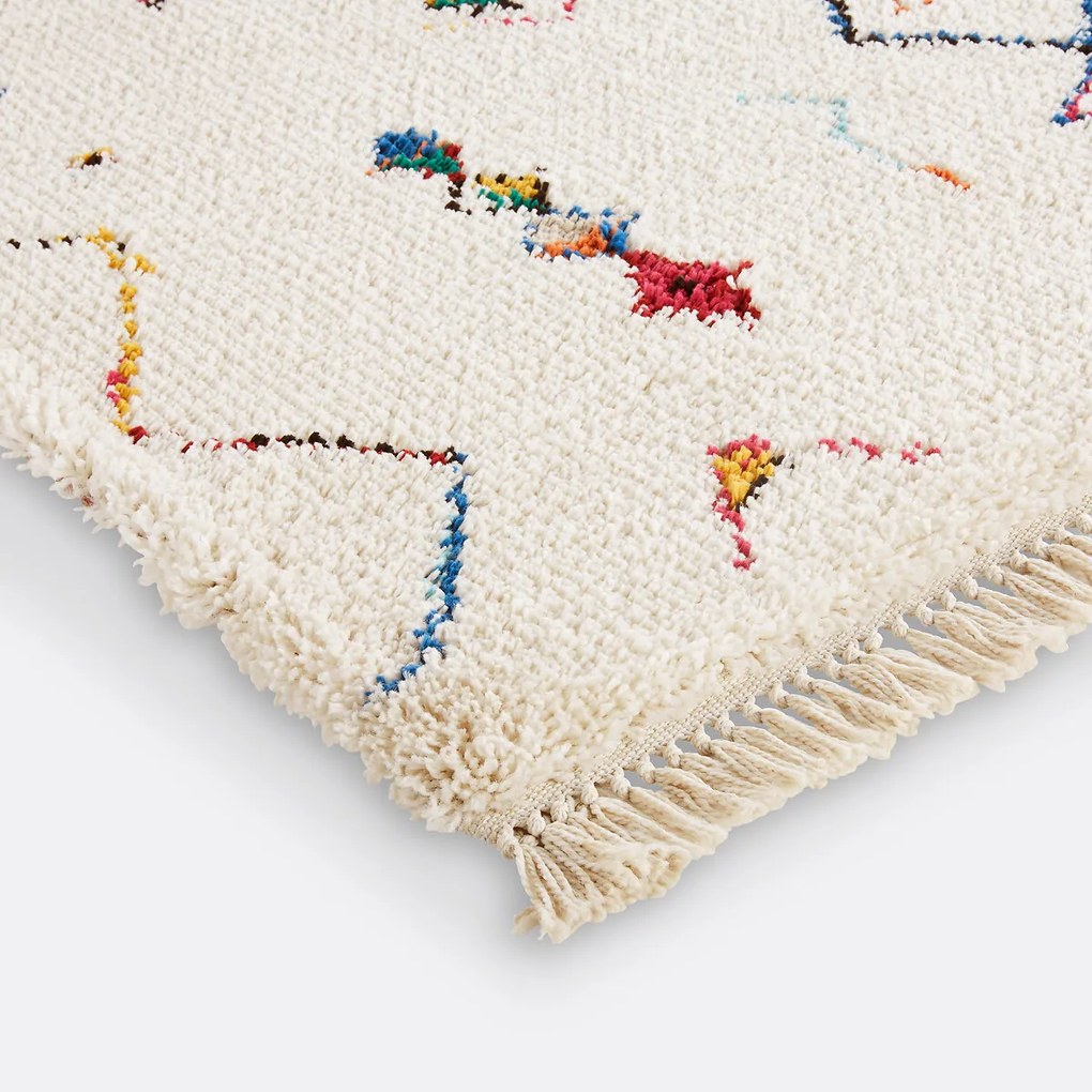 Gekleurd berber vloerkleed, Miro