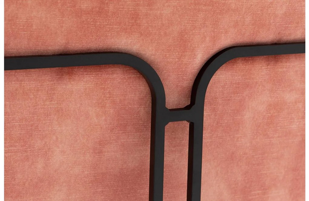 Goossens Eetkamerstoel Arco roze velvet stof met armleuning, elegant chic