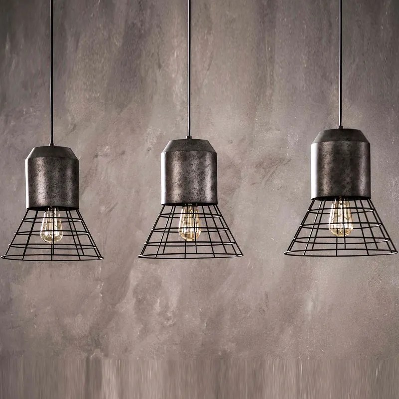 3-lichts Metalen Hanglamp