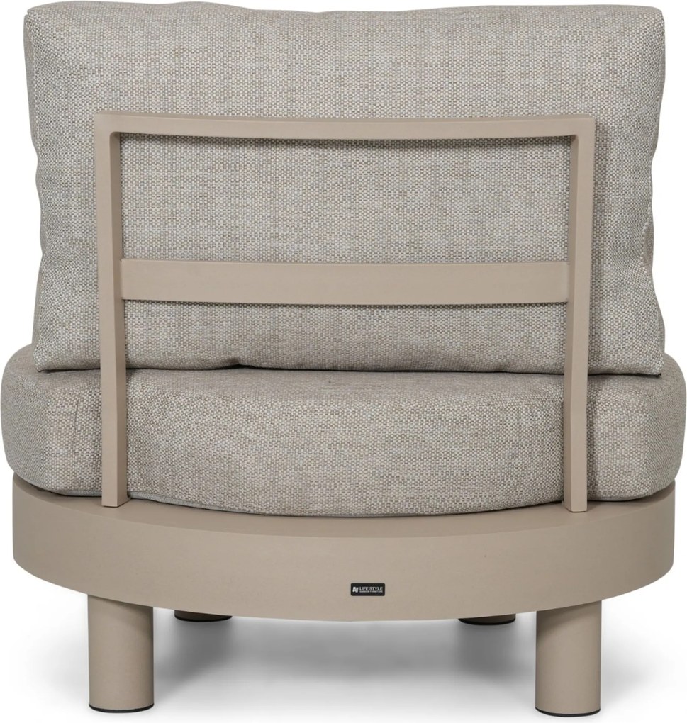 Tuinstoel Aluminium Zand/Beige Lifestyle Garden Furniture Organio
