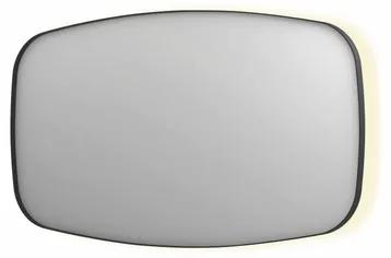 INK SP30 spiegel - 140x4x80cm contour in stalen kader incl indir LED - verwarming - color changing - dimbaar en schakelaar - mat zwart 8409770