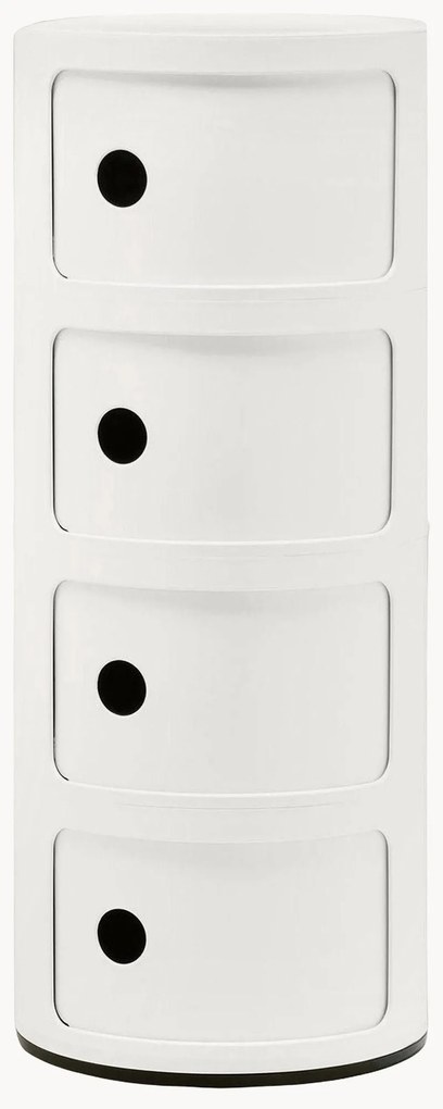 Design container Componibili, 4 modules, H 77 cm