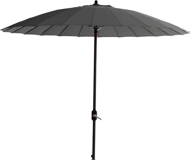 Manilla parasol 250 cm polyester donker grijs