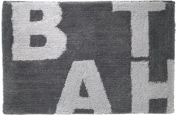Sealskin littera badmat 90x60cm polyester Antraciet 294013613