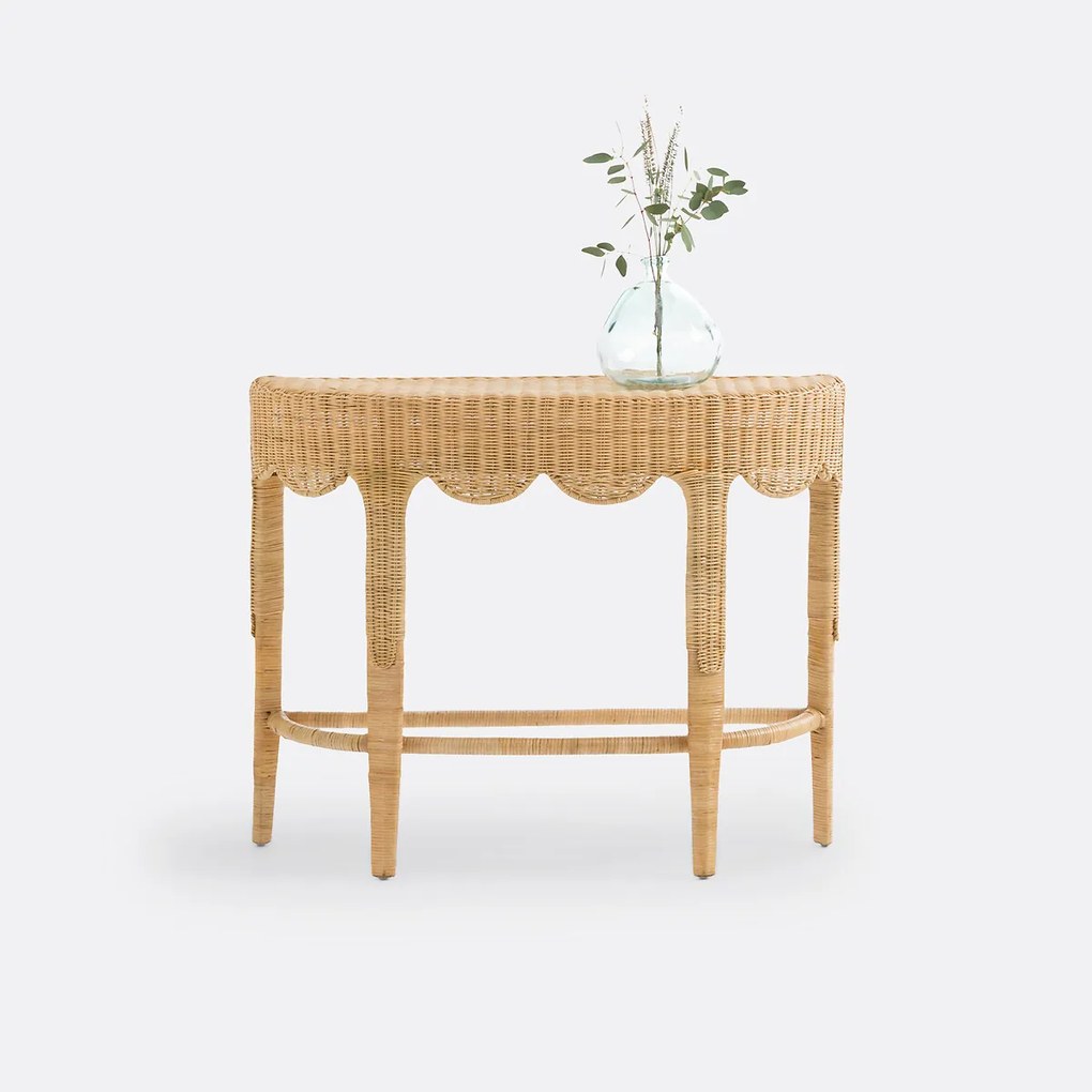 Wandtafel gevlochten rotan, Loama