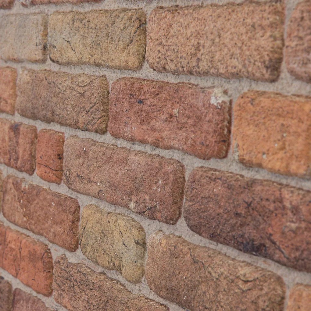 3D Wandpaneel EPS Rood/Oranje L1713 100x50x2cm | Paneli 3d wandpanelen