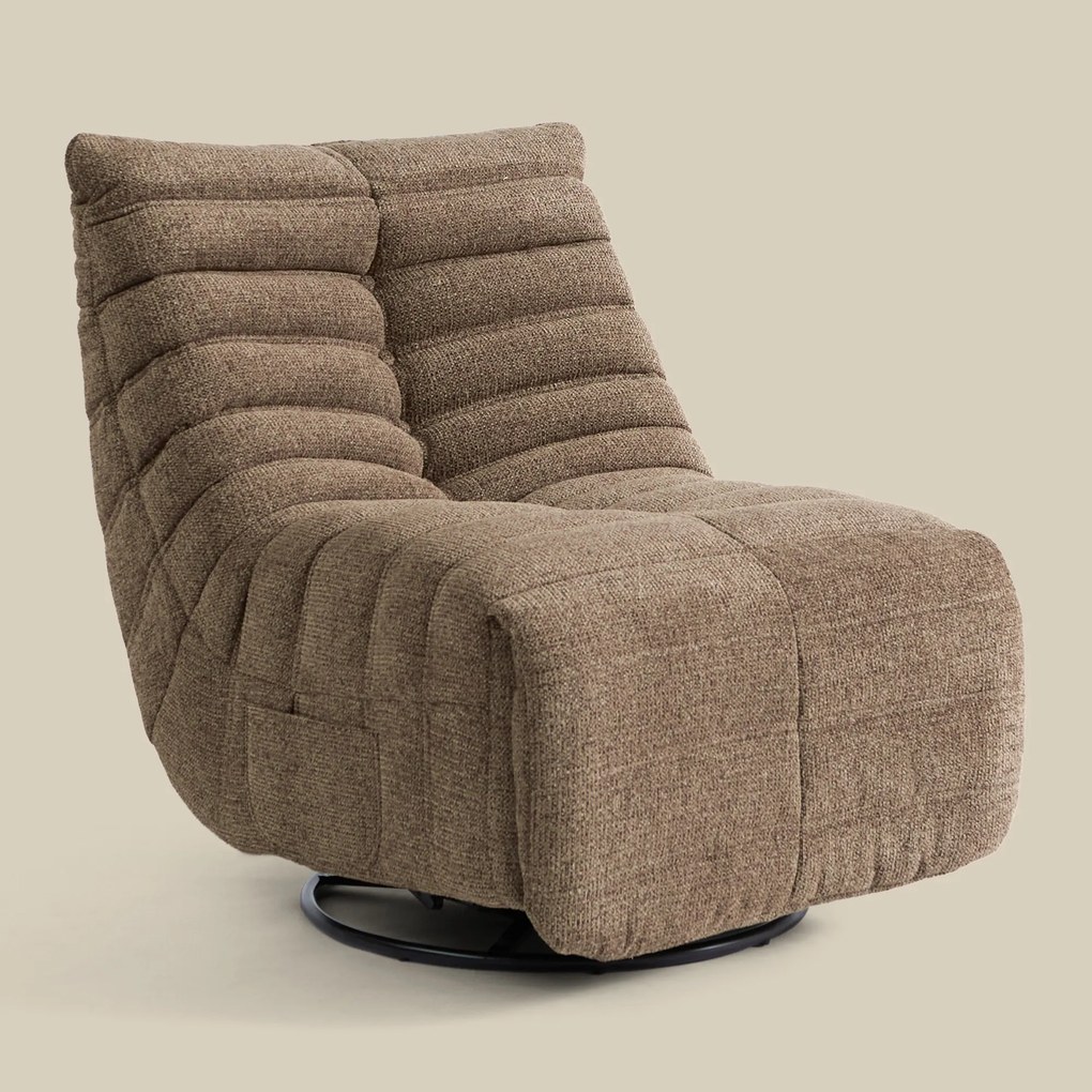 Retro Relaxfauteuil Bruin