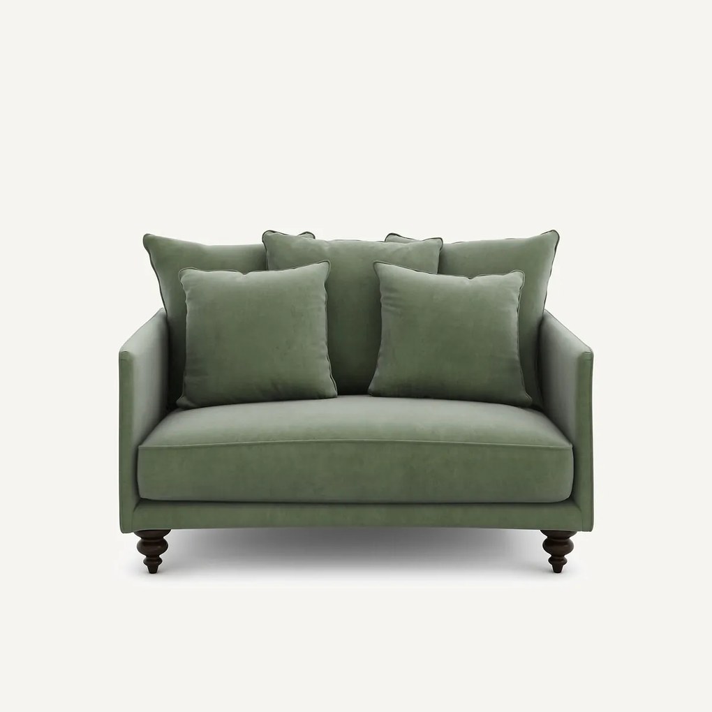 2-zits fluwelen bank, Lazare