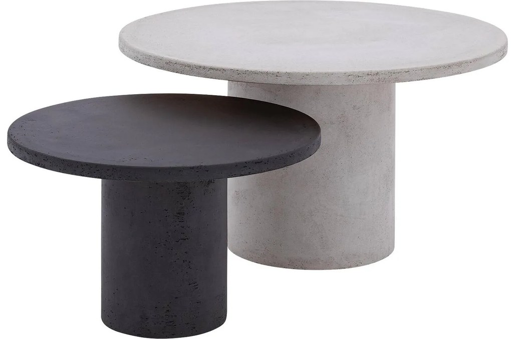 Goossens Salontafel Stone, Rond 50 cm