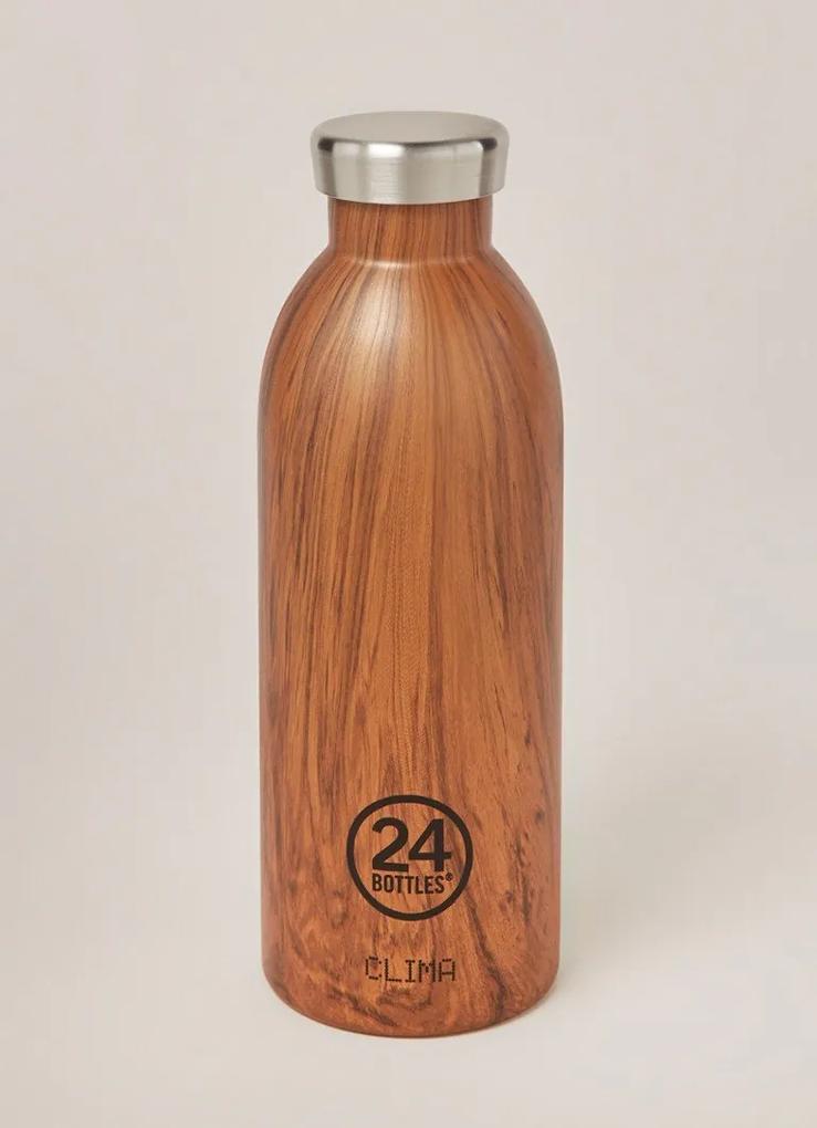 24Bottles Sequoiawood Clima Bottle drinkfles 500 ml