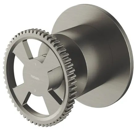 Hotbath Cobber @Work afbouwdeel inbouw 2-weg omstel geborsteld nikkel