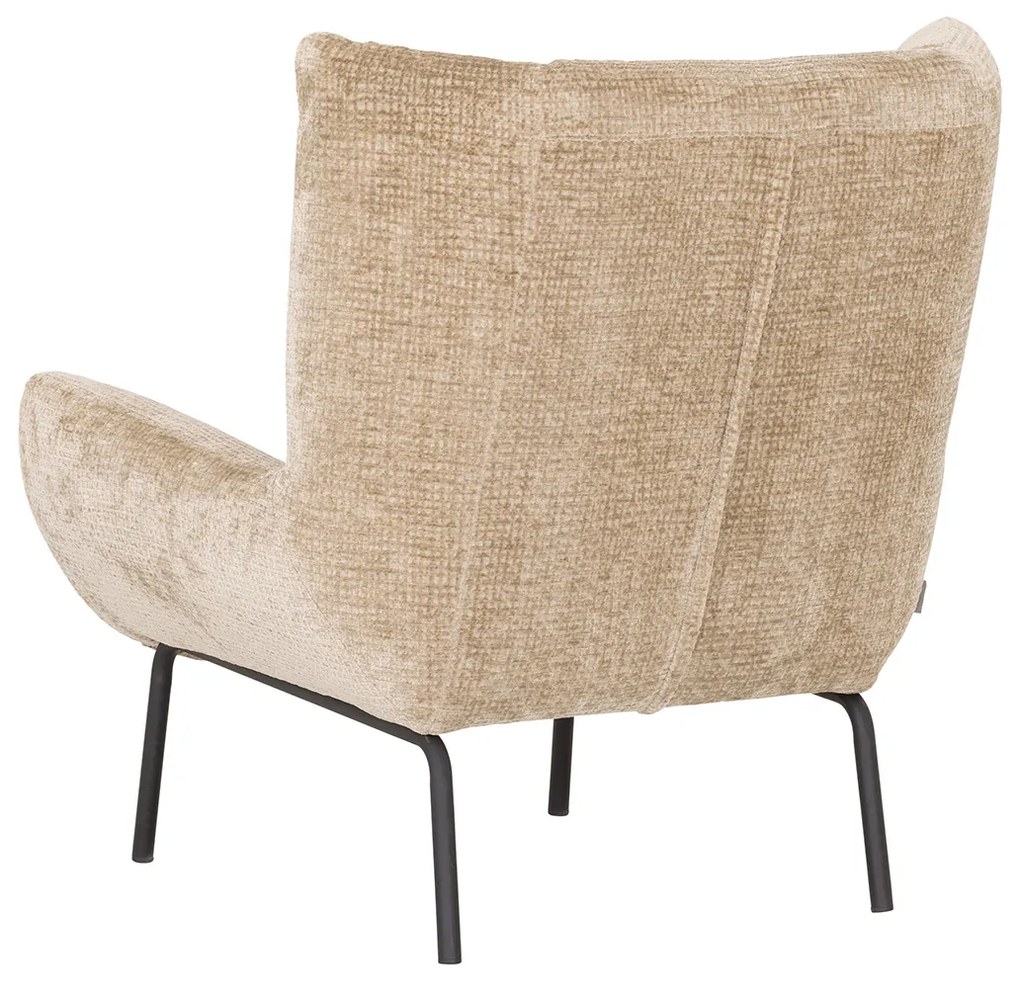 Must Living Astro Zandkleur Fauteuil Met Lendekussen