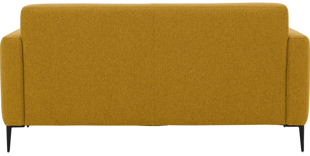 Goossens  Key West geel, stof, 2,5-zits, modern design