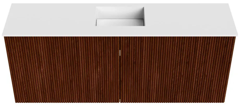 Mondiaz Joya 100cm toiletmeubel ruby met wastafel faye midden 1 kraangat talc