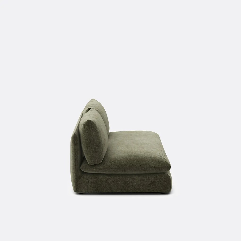 Modulaire 2-zitsbank.gemêleerd polyester, Malo