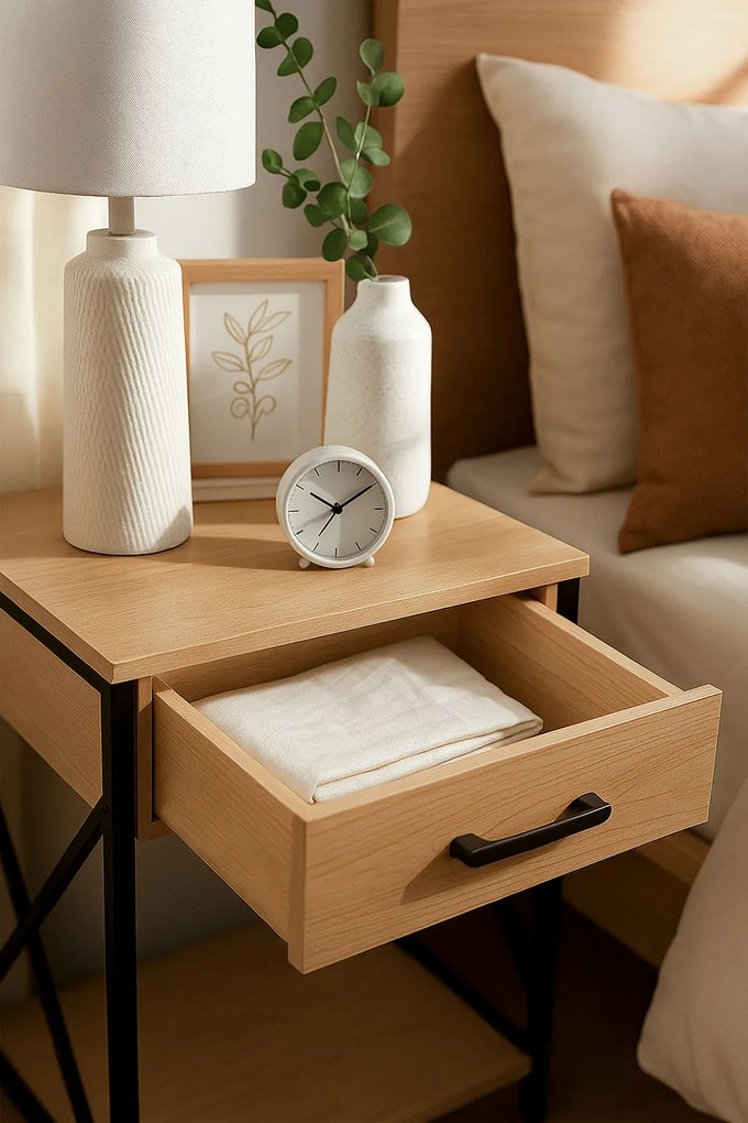 Lesly nachtkastje met lade